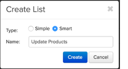 Creating a Smart List