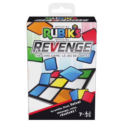 Rubik’s Cube, Rubik’s Revenge: The Card Game, Based on the Original 3x3 Cube Brain Teaser Puzzles, Family Game for Kids, Adults & Family Night, 2-5 Players, for Ages 7 & Up
