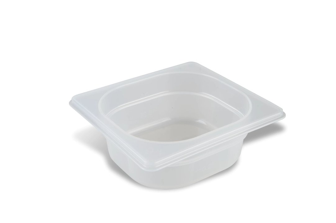 Bac Gastronorm GN en polypropylène de 1/6 et 150 mm de profondeur