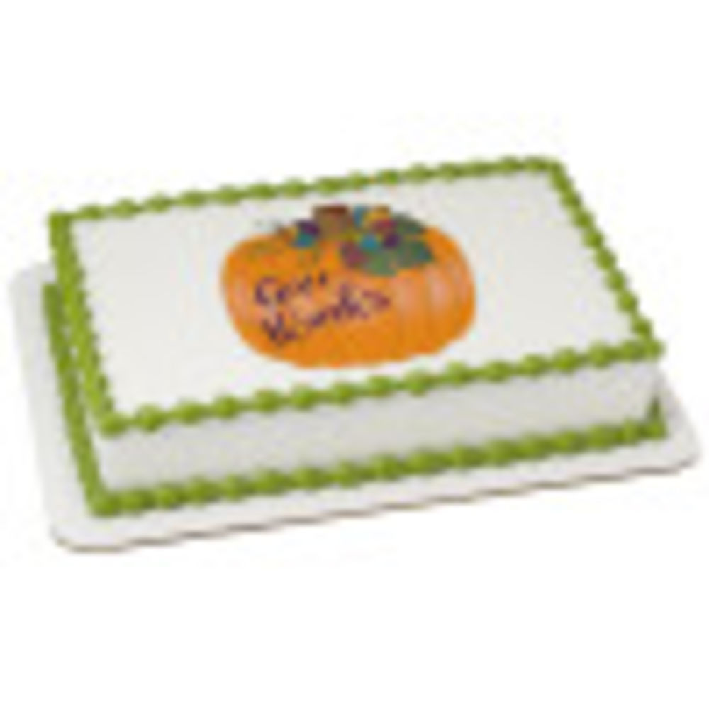 Image Cake Give Thanks Pumpkin