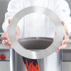 7-quart inset adapter ring in stainless steel for 11-quart well