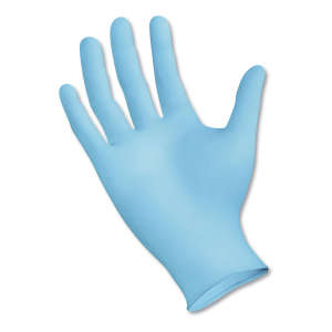 Boardwalk, Medical Gloves, Nitrile, 5.0 mil, Powder Free, L, Blue