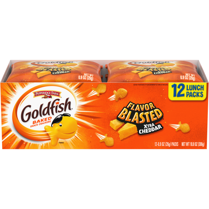 Xtra Cheddar Crackers, 12 count box
