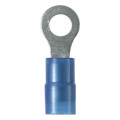 Ring Terminal, Copper, Tin-Plated, Blue