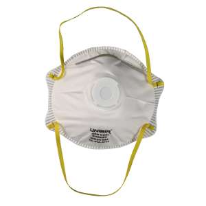 Impact, Pro-Guard, Disposable Particulate Respirator with Exhalation Valve, One Size Fits All, White