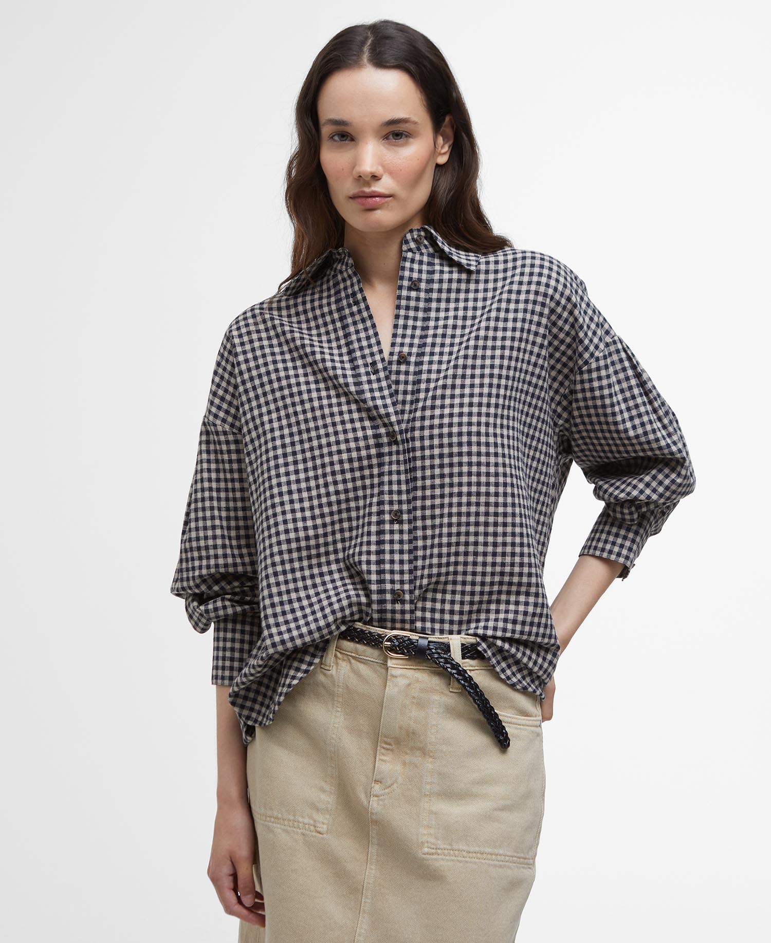 Adaline Gingham Long-Sleeved Shirt image number 0