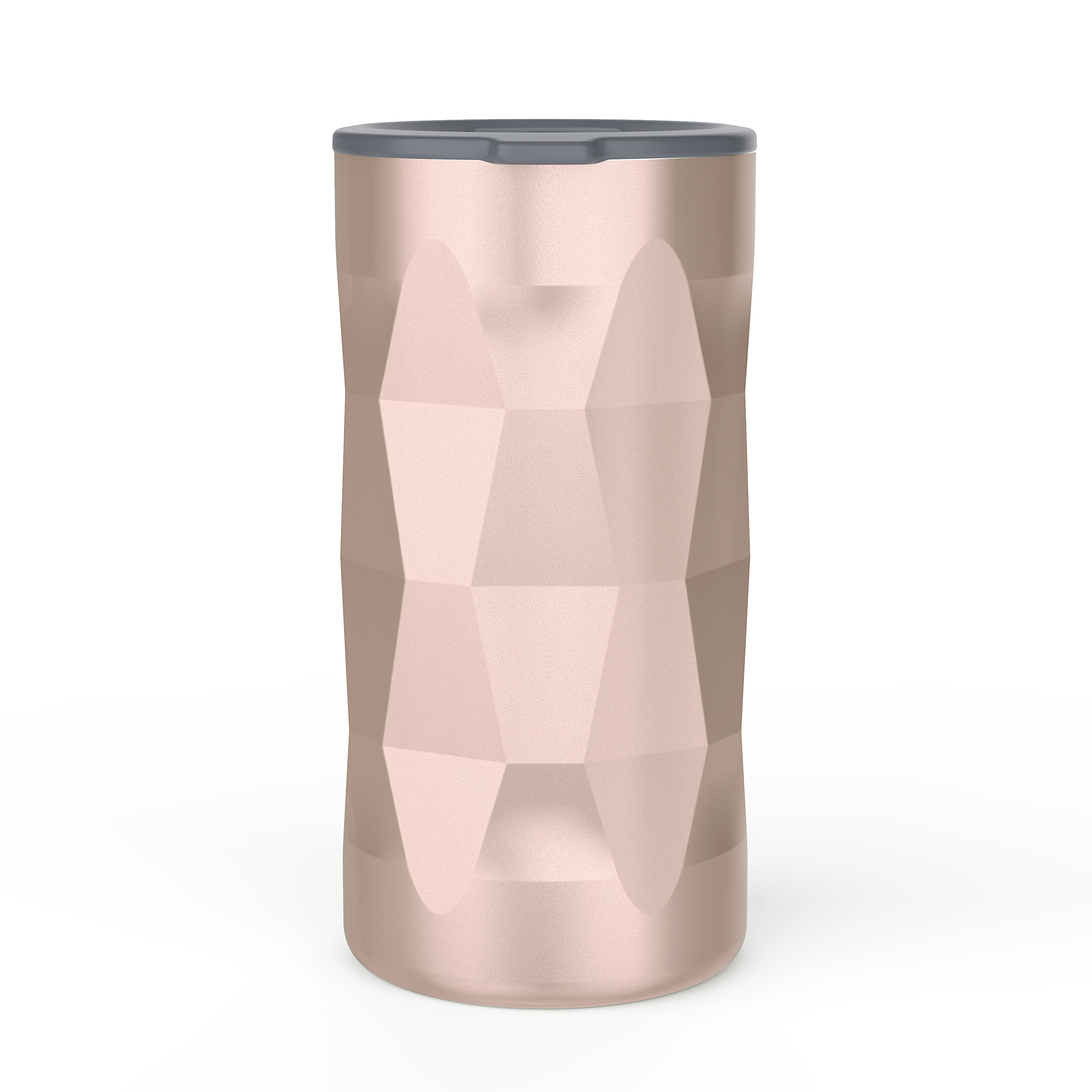 Fractal 12 ounce Vacuum Insulated Stainless Steel Tumbler, Rose Gold slideshow image 3 Fractal 12 ounce Vacuum Insulated Stainless Steel Tumbler, Rose Gold slideshow image 3