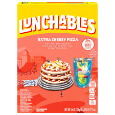 Lunchables Extra Cheese Pizza Meal Kit Capri Sun Pacific Drink & Airheads Mystery Candy, 10.6 oz Box