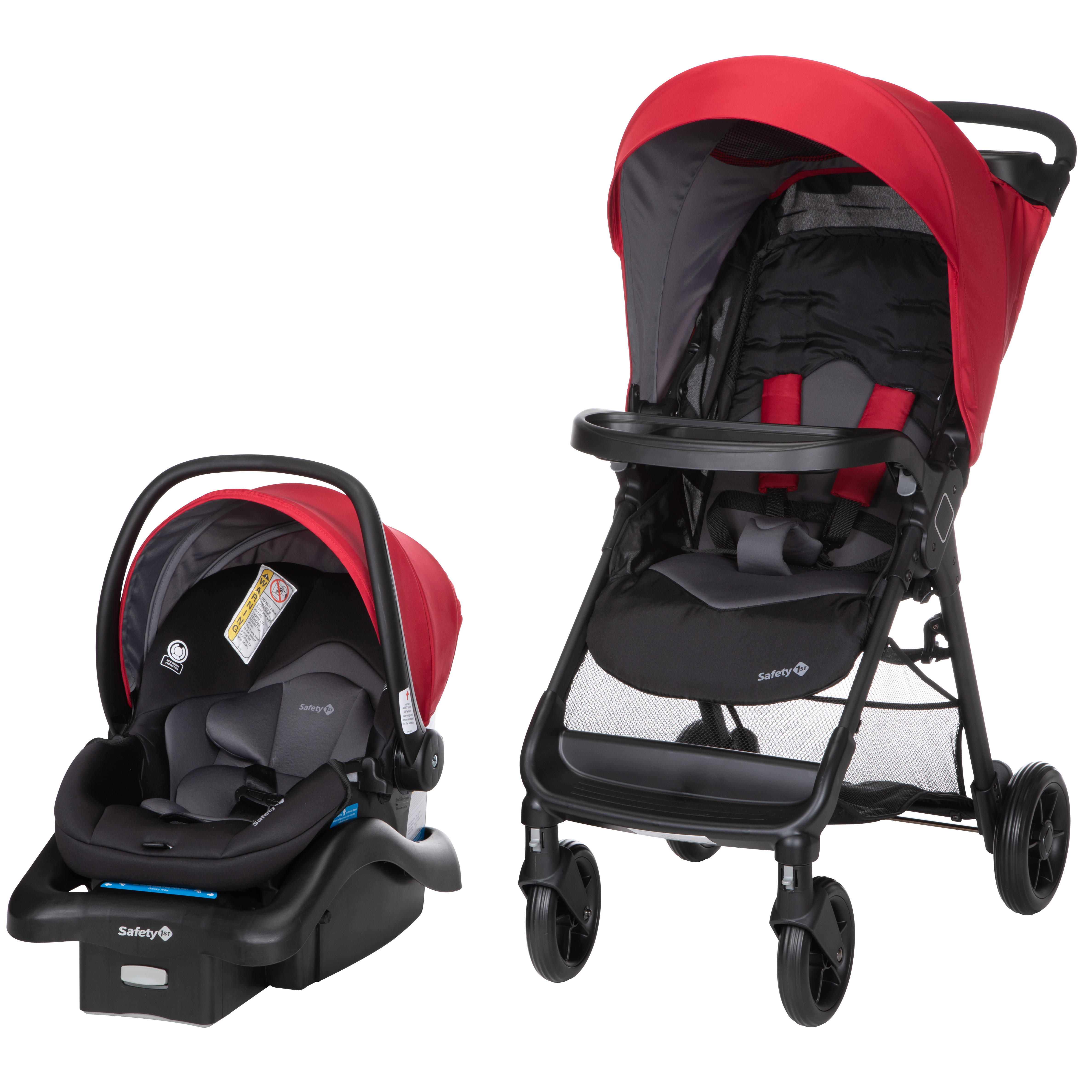 Safety 1st Smooth Ride Stroller Travel System with QuickClick Technology