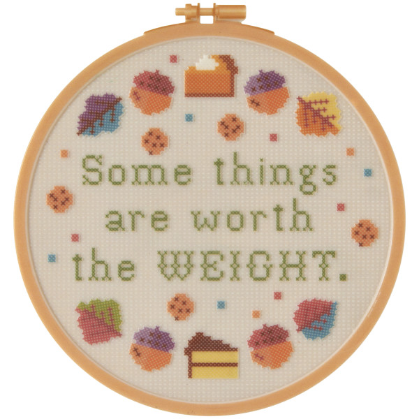 Thanksgiving Cross-Stitch Easel Back Layon