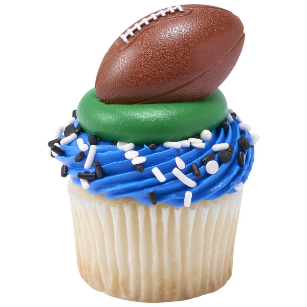 3D Football Retail Cupcake Rings