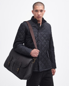 Leather Briefcase Chocolate
