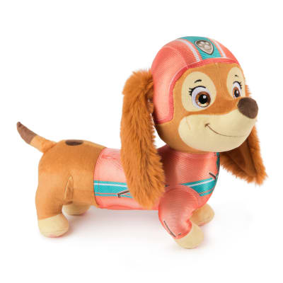 PAW Patrol Liberty Talking Plush, with 20 Sounds & Phrases, 12-Inch Plushie Pup with Floppy Ears, Kids Toys for Boys and Girls Ages 3 and Up