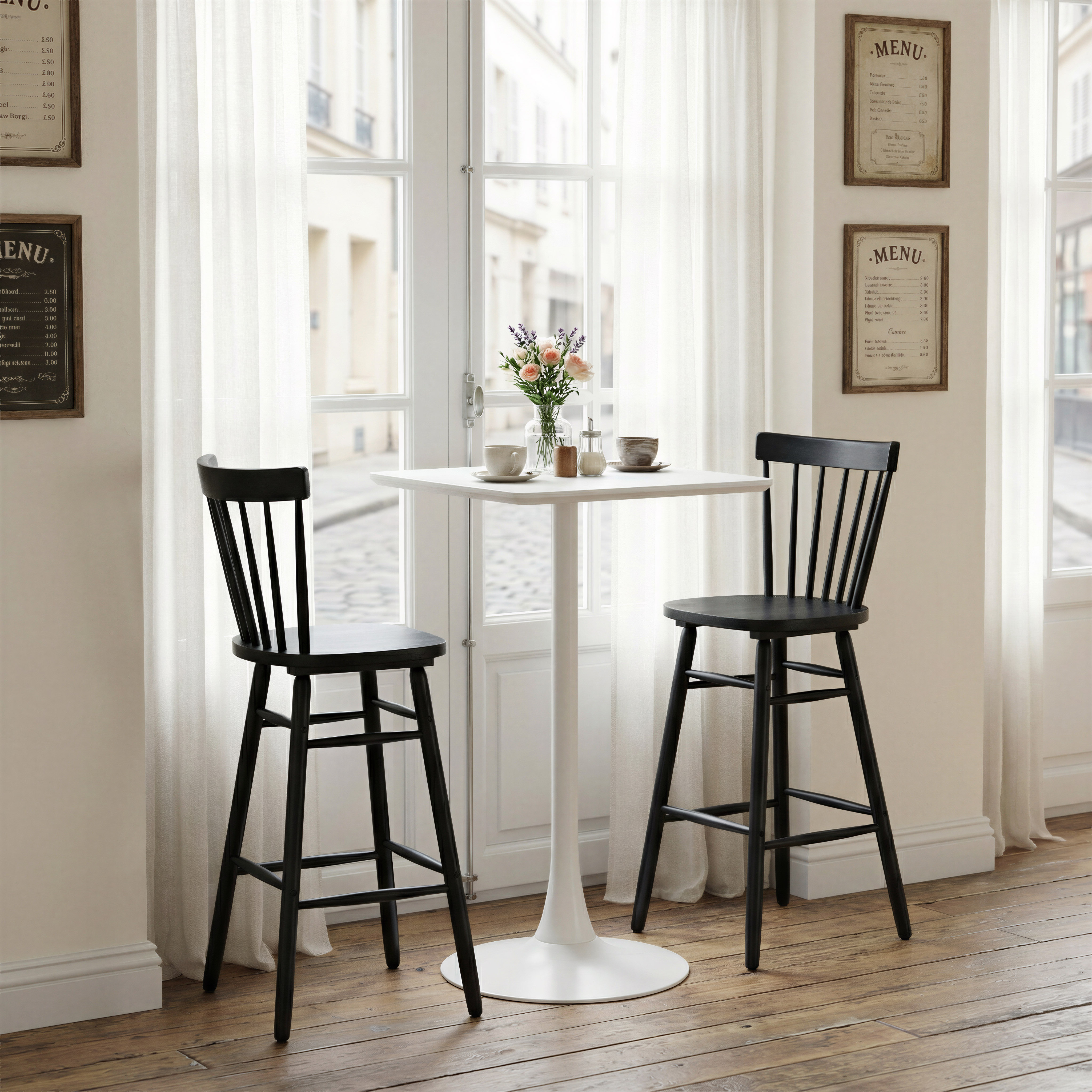 Tyce Barstool (Set of 2) Black product image