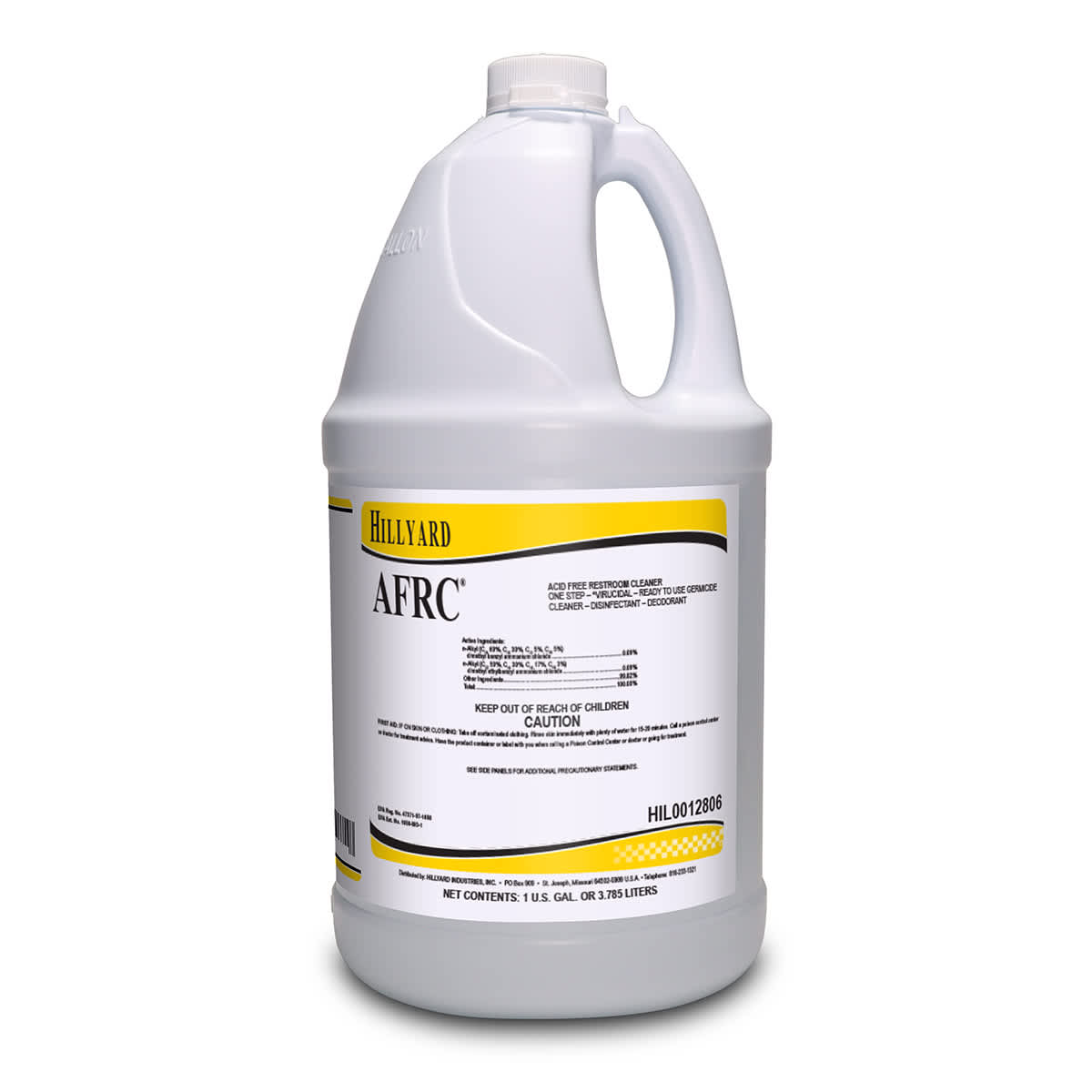 Hillyard, AFRC Non-Acid  Restroom Cleaner, 1 gal Bottle