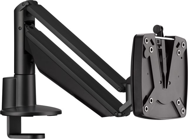 Novus CLU I is designed to enhance comfort by elevating a monitor to its ideal viewing position