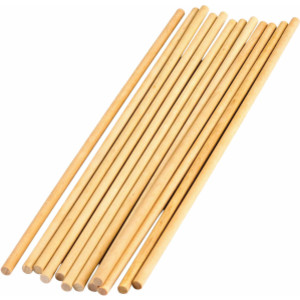 STEM Basics: 1/4" Wood Dowels, Pack of 12