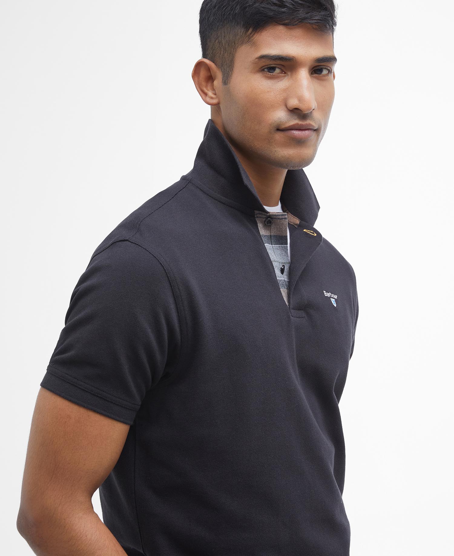 Tartan Pique Polo Shirt image number 3