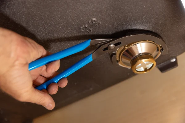 2012 12-inch Oil Filter/PVC Angled Head Pliers