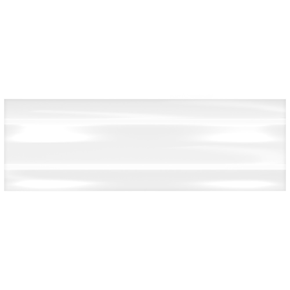 Crown Heights Maori Glossy White 2-5/8 in. x 7-7/8 in. Ceramic Wall Tile