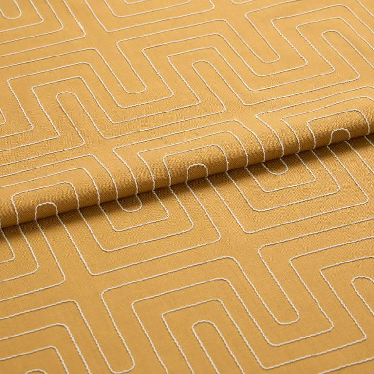 Lisbon Mustard Roman blind