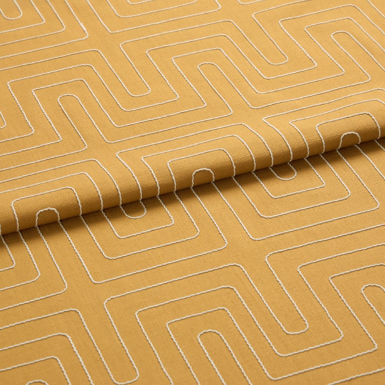 Lisbon Mustard Roman blind