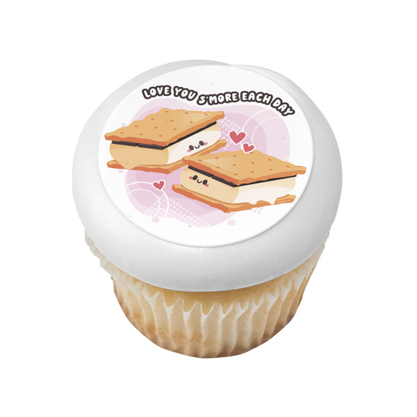 Love You S'More Each Day PhotoCake® Edible Image®