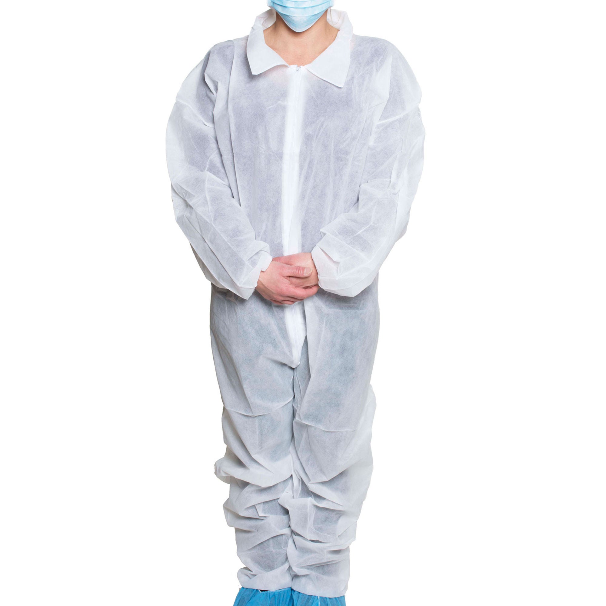 Dukal Coverall, White, Extra Large