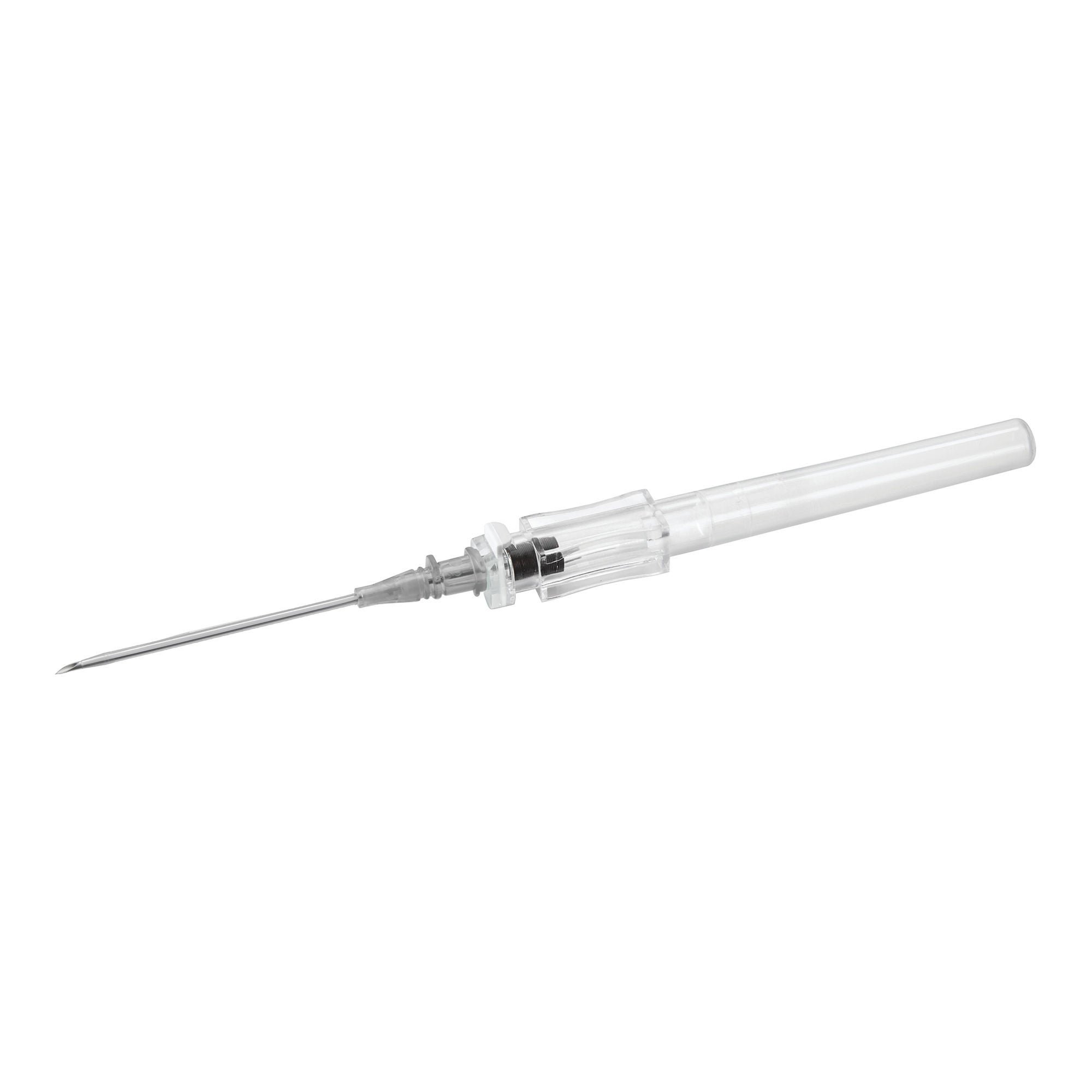 McKesson Brand CATH, IV SFTY STR PUSH BUTTON GRY 16GX 1.16" (50/BX 4BX/CS)