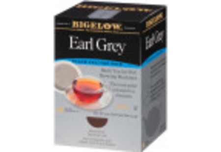 Right facing of Earl Grey Tea for Pod Brewing Machines box