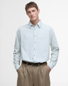Camicia a maniche lunghe Fenfield a righe dalla vestibilità rilassata 