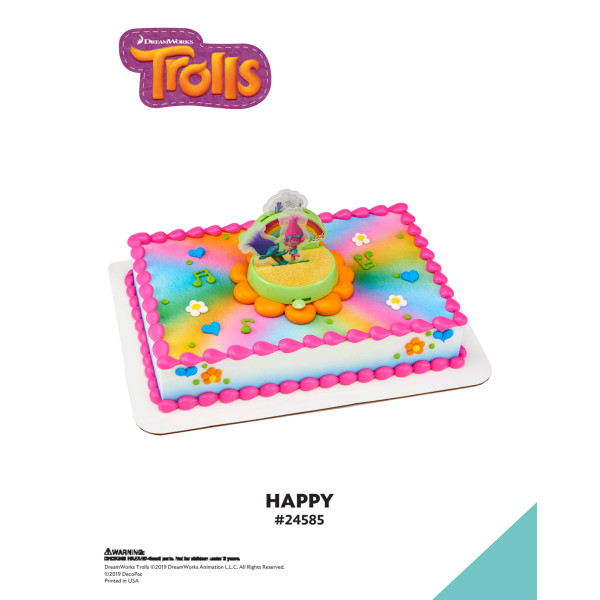 DreamWorks Trolls Happy The Magic of Cakes® Icing Only Page