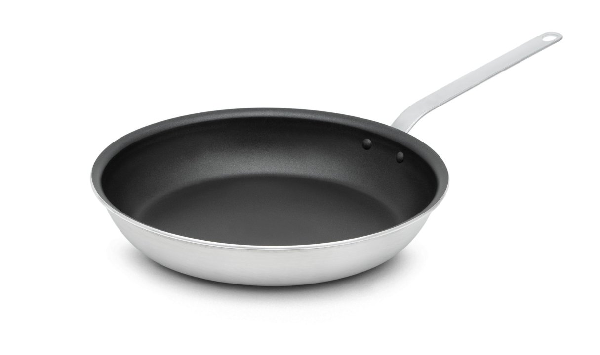 14-inch Wear-Ever® aluminum fry pan with CeramiGuard® II nonstick coating and plated handle