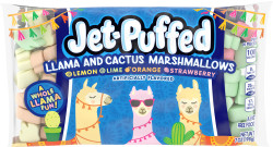 Jet-Puffed Lemon, Lime, Orange & Strawberry Llama & Cactus Marshmallows, 7 oz Bag image