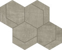 Fray Metal Gray 6×7 Hexmark Mosaic