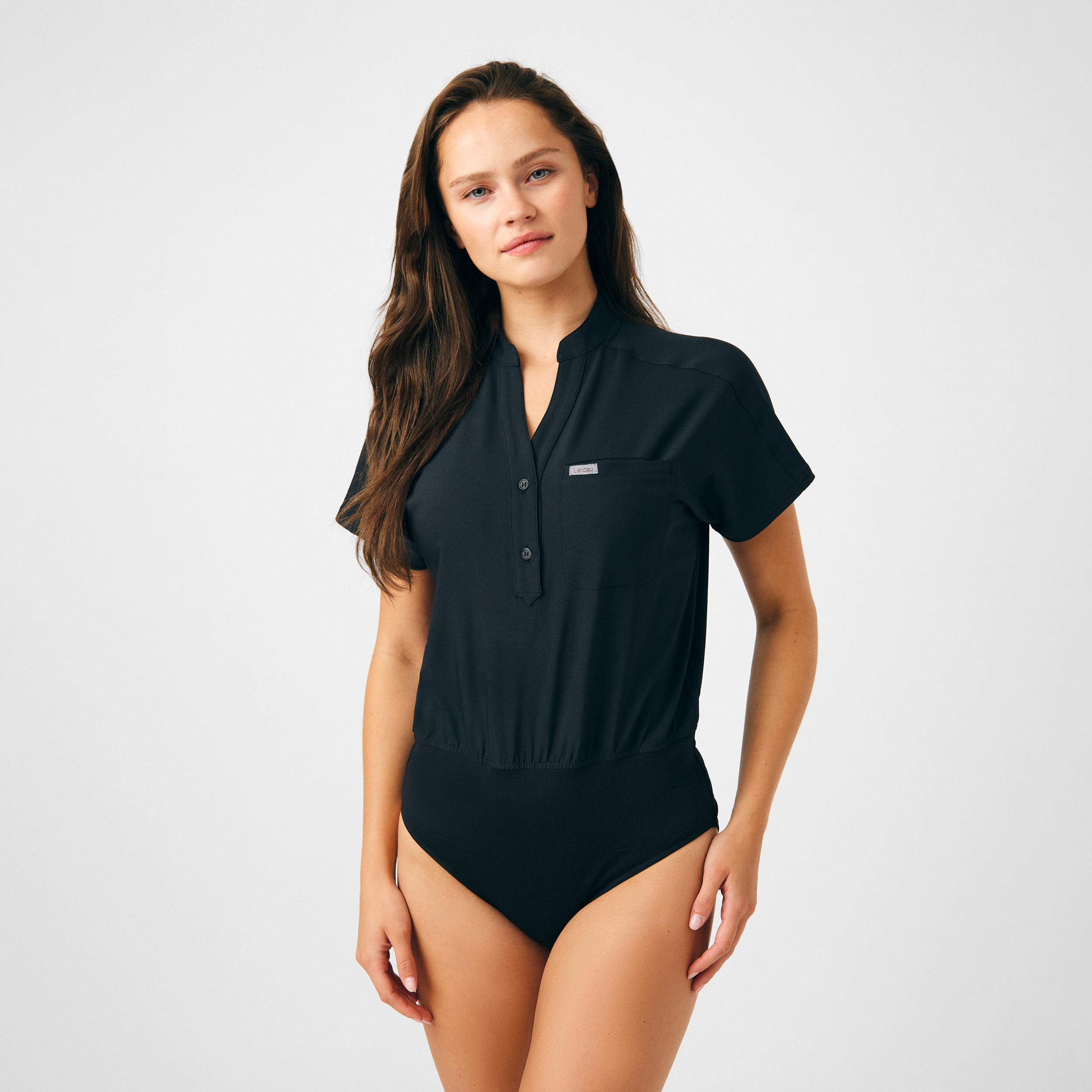 Landau Forward Women&#8216;s 1-Pocket Scrub Bodysuit-Landau