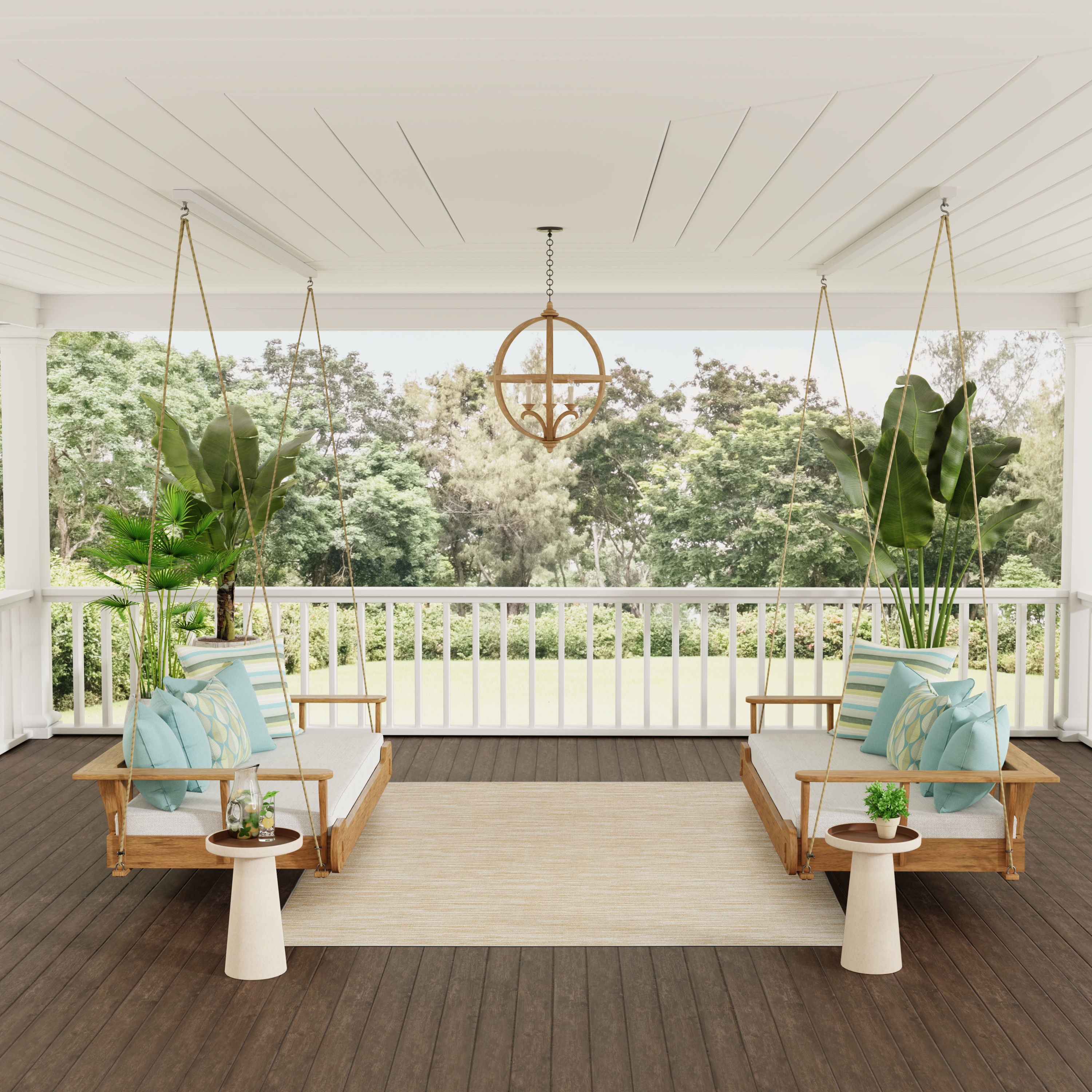 Nourison Nourison Essentials 8' x 10' Ivory Gold Outdoor Rug