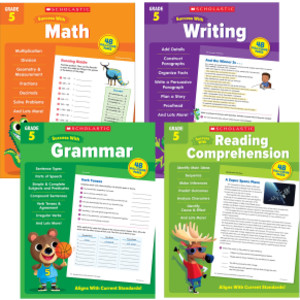 Scholastic Fifth Grade Success Workbooks, 4 Book Set
