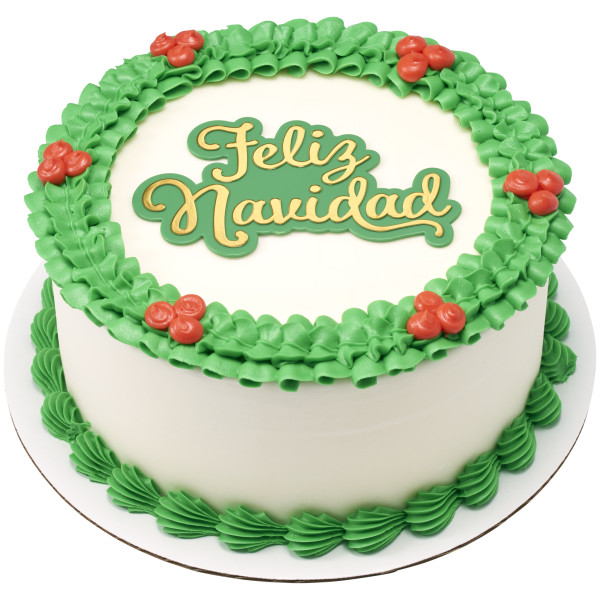 Feliz Navidad Metallic Layon