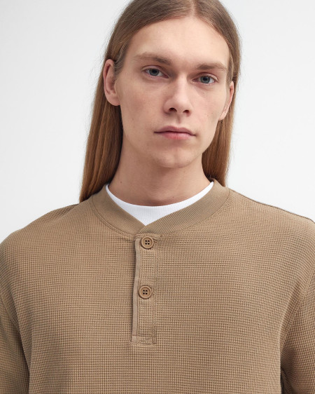 Barbour x Baracuta Henley Relaxed T-Shirt