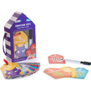 Dry Erase Flash Cards - Emotions 123's