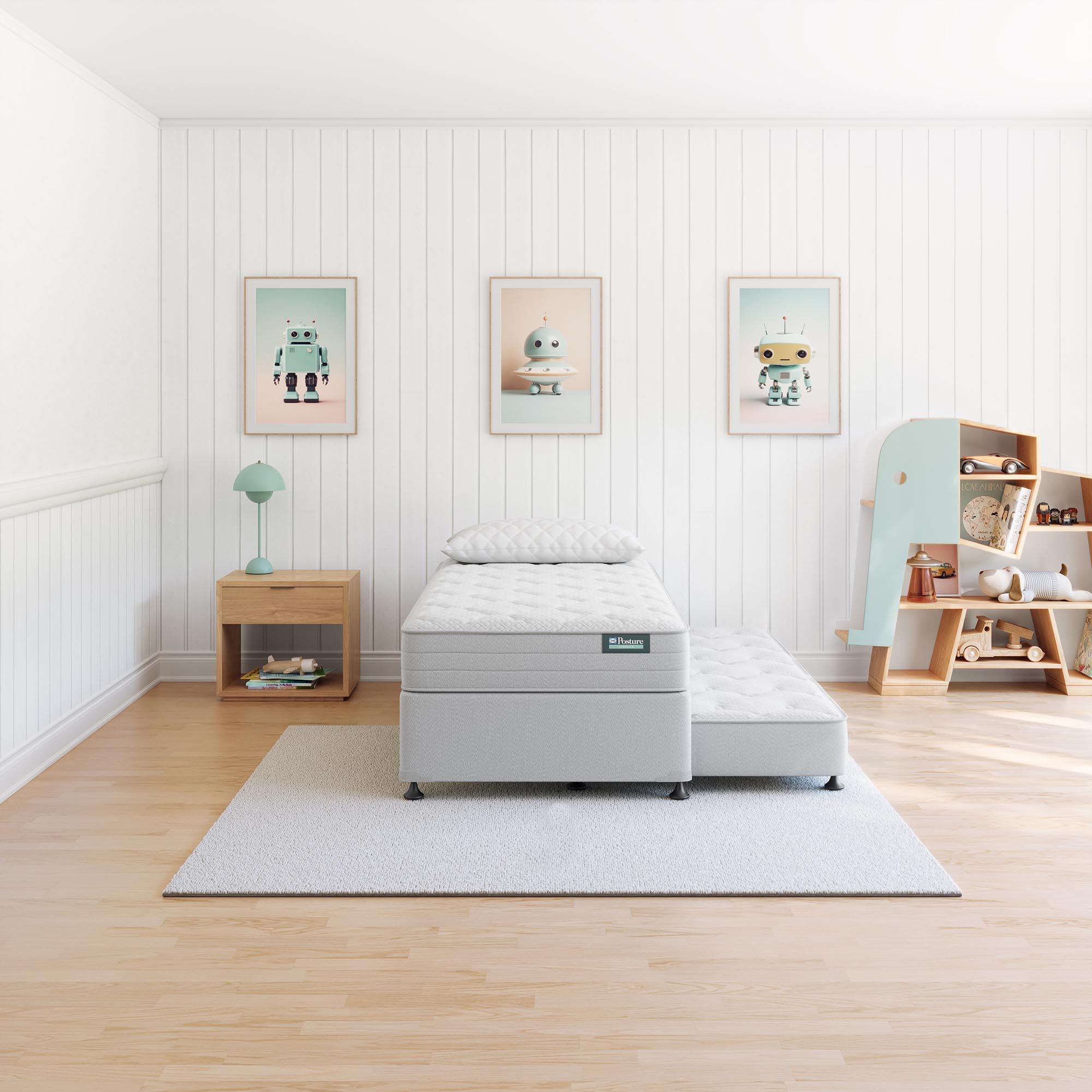 Lifestyle image of the  Sealy Base, Trundle from Forty Winks