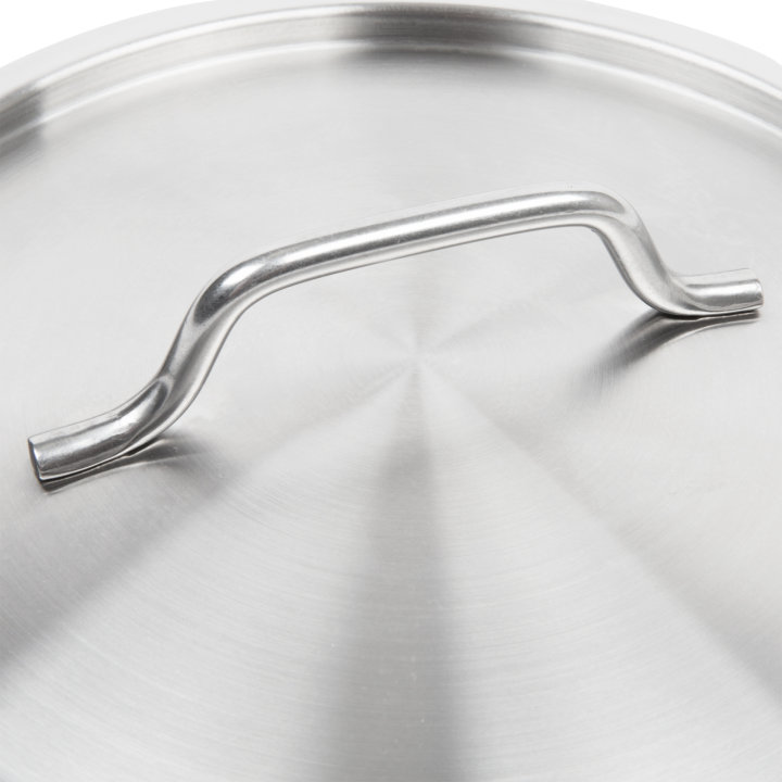 8-inch Optio™ flat stainless steel cover