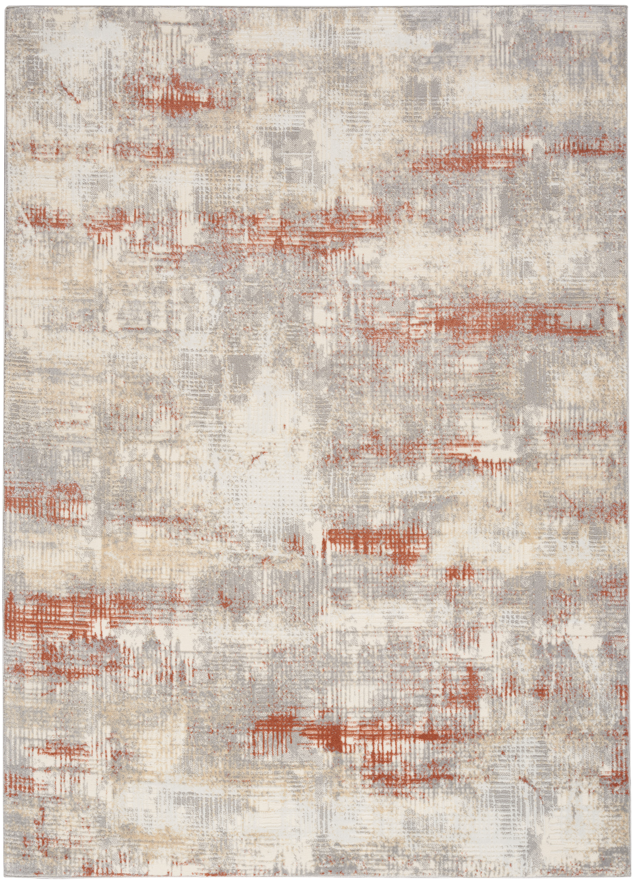 Calvin Klein CK950 Rush 3'2" x 5' Ivory Multicolor Modern Indoor Rug