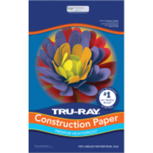 White Construction Paper, 12" x 18", 150 Sheets