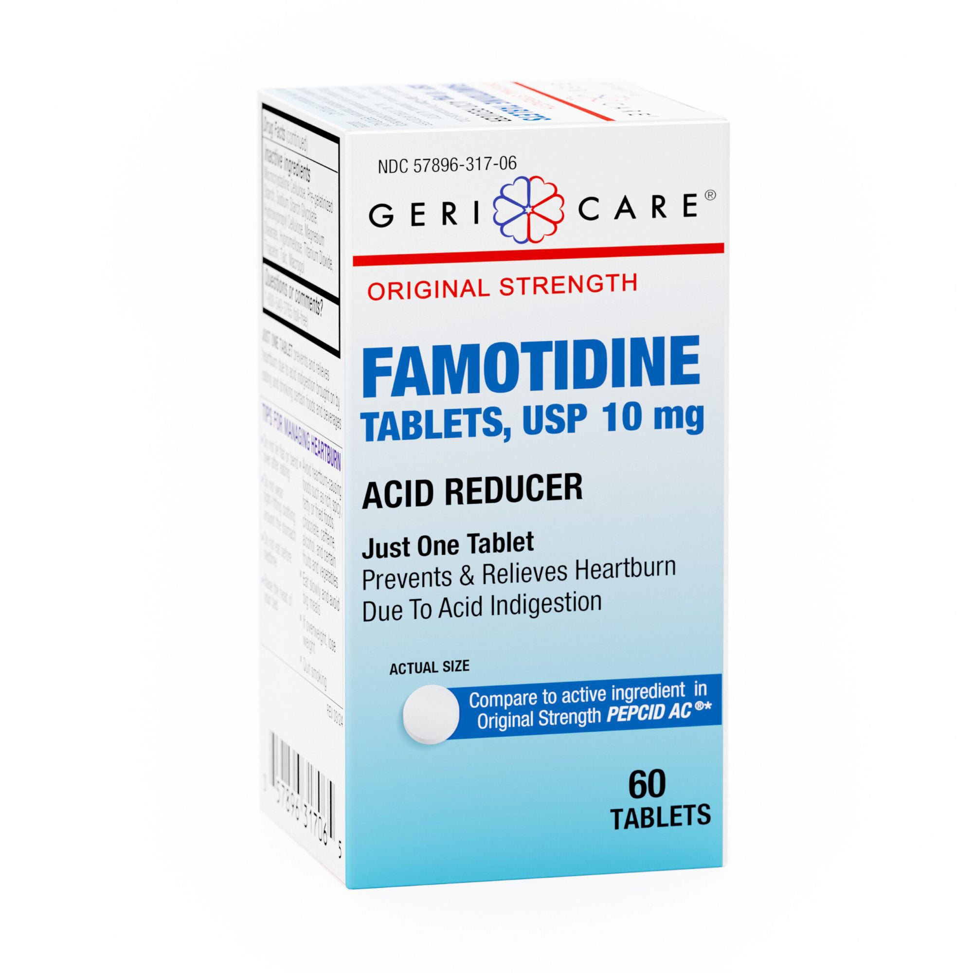 Geri-Care FAMOTIDINE, TAB 10MG (60/BT 24BT/CS)
