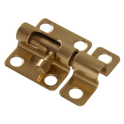 Hardware Essentials Solid Brass/Bright Brass Mini Barrel Bolt 2