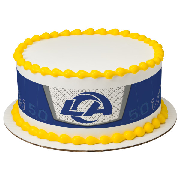 NFL Los Angeles Rams PhotoCake® Edible Image® Strips