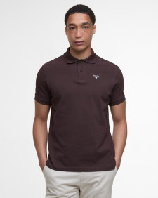 Tartan Pique Polo Shirt Dark Oak
