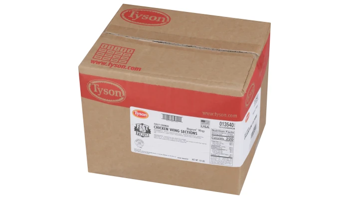 Tyson® Fast Finish® Magnum® Fully Cooked Coated Bone-In Chicken Wing Sections, Jumbo_image_5
